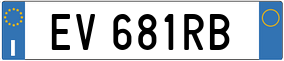 Truck License Plate